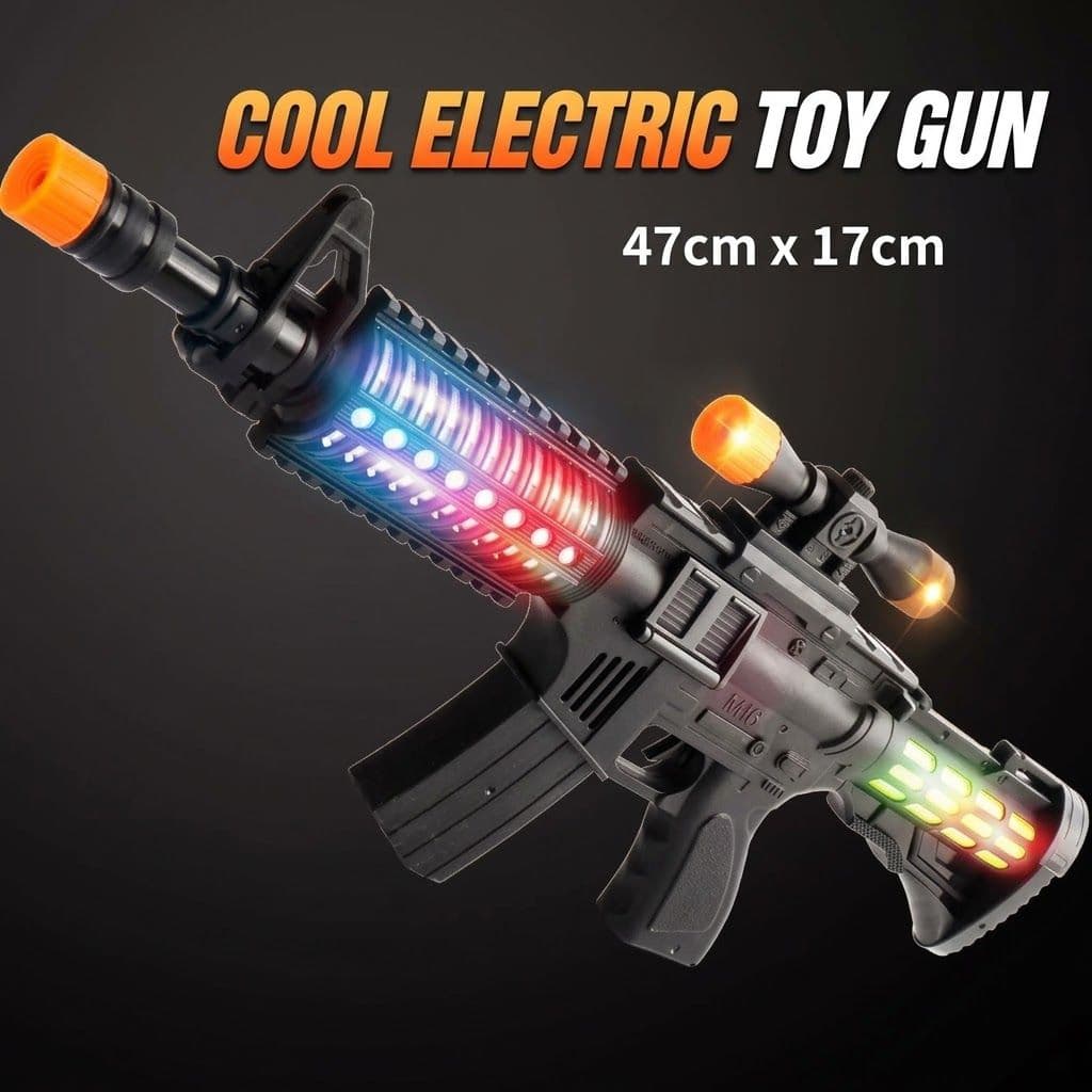 Children's Favorite Toys Shooting Toy Guns With LED Lights And Sound Effect