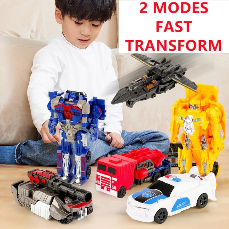 Transforming Police Car Robot
