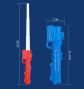 LED Lightsaber Toy with Sound Effects — 4 Colors