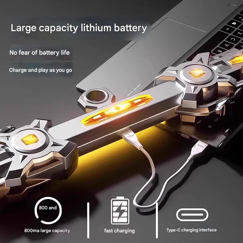 Double-Ended Galaxy Lightsaber — LED & Sound Effects
