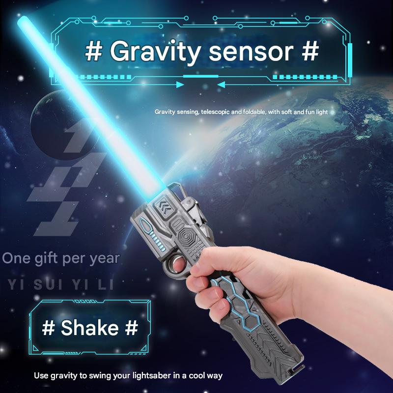 LED Lightsaber Toy -  Light Saber with Sound Effects & Motion Control - Kids Gift (4 Colors Available)