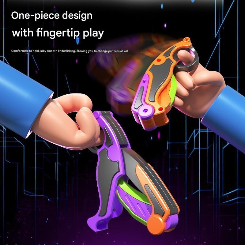 Carrot Gravity Flip Fidget Toy — 3D Ninja Stress Relief