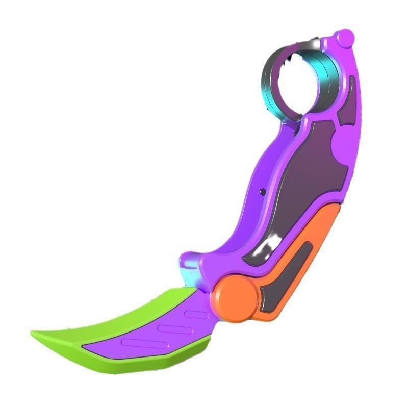 Carrot Gravity Flip Fidget Toy — 3D Ninja Stress Relief