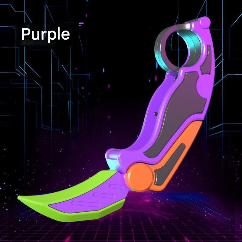 Kids Carrot Knife Fidget Toy 3D Gravity Ninja Stress Relief Toy