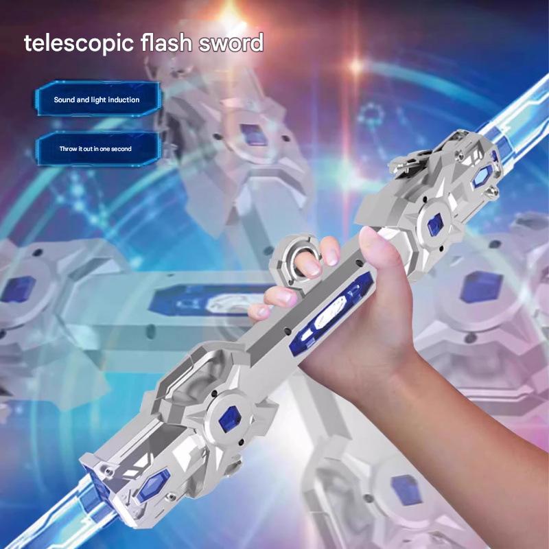 Double-Ended Galaxy Light Saber with LED Sound Effects