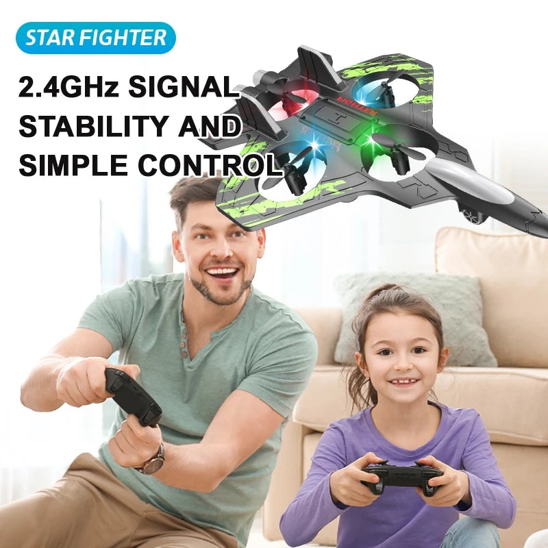 Kids Safety Foam LED Drone – Gravity Sensor Flying Toy