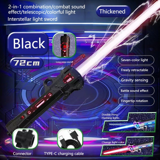 Lightsaber Laser Kids Toys Sword LED light & sound connectable