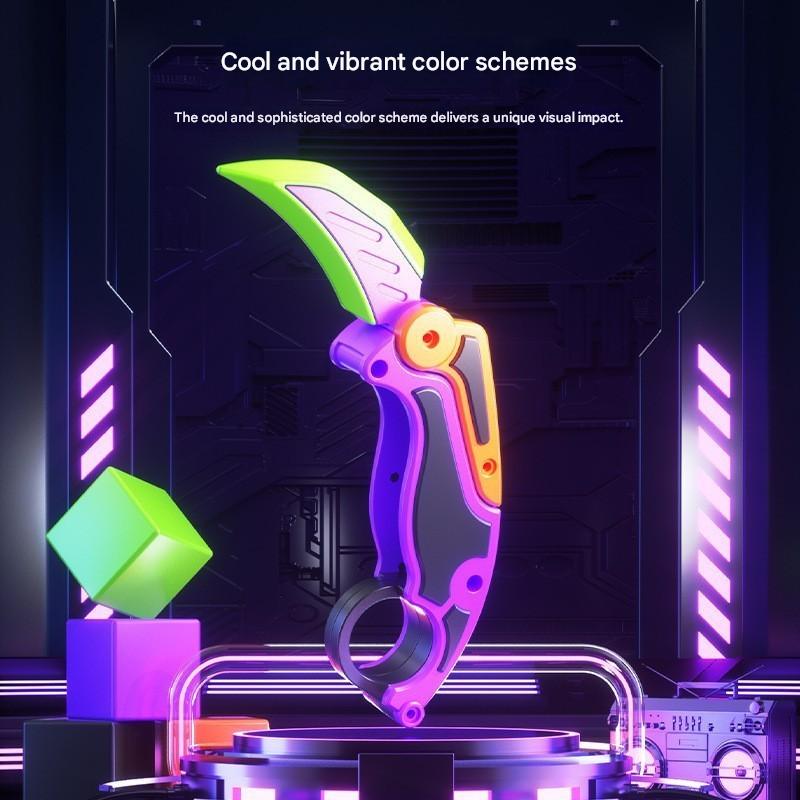 Kids Carrot Knife Fidget Toy 3D Gravity Ninja Stress Relief Toy